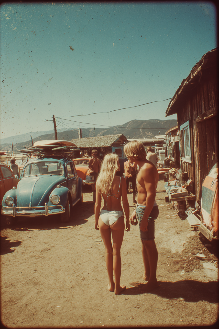 Underground Malibu surf-punk scene